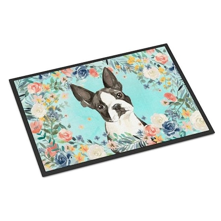 Carolines Treasures Carolines Treasures CK3433MAT 18 x 27 in. Boston Terrier Indoor or Outdoor Mat CK3433MAT